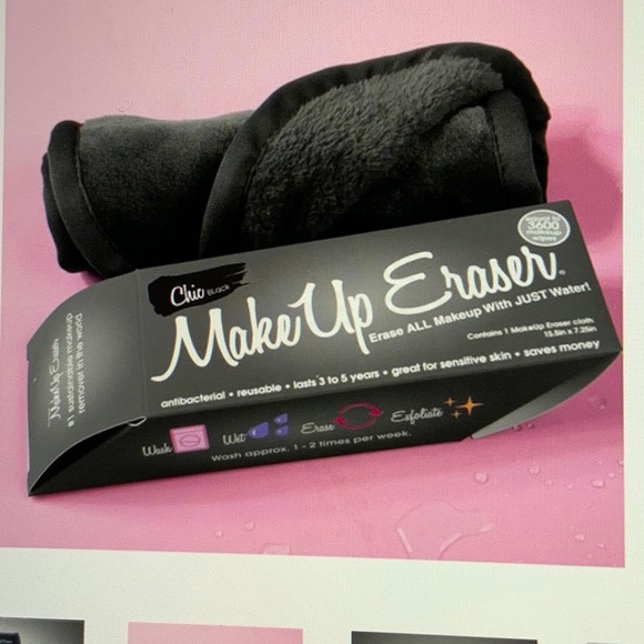 🆕MAKEOVER ESSENTIALS! Chic Black make up eraser - Picture 6 of 11